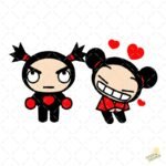 Pucca y Garu san Valentín PNG ai