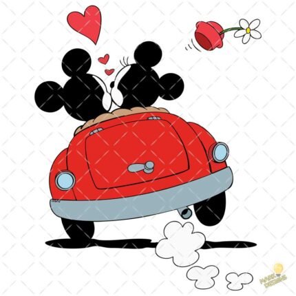 Mickey y Minnie pareja PNG ai
