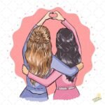 Por siempre amigas PNG ai