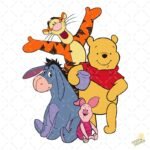 Amigos Winnie the Pooh PNG ai
