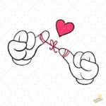 Hilo rojo destino PNG ai