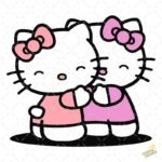 Amigas Hello Kitty PNG ai