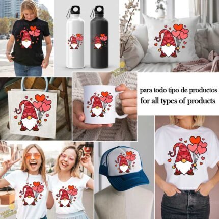 Gnomo san Valentín PNG ai