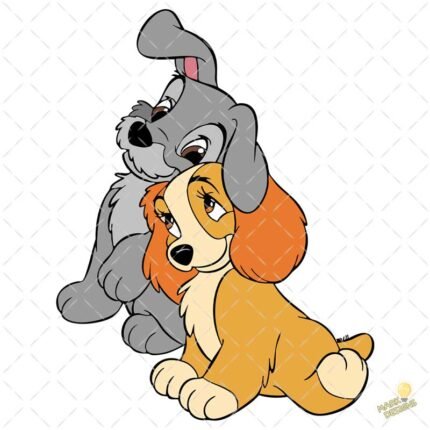 Dama y vagabundo san Valentín PNG ai