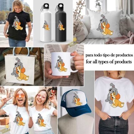 Dama y vagabundo san Valentín PNG ai