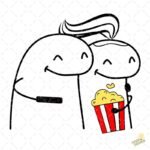 Pareja flork películas PNG ai