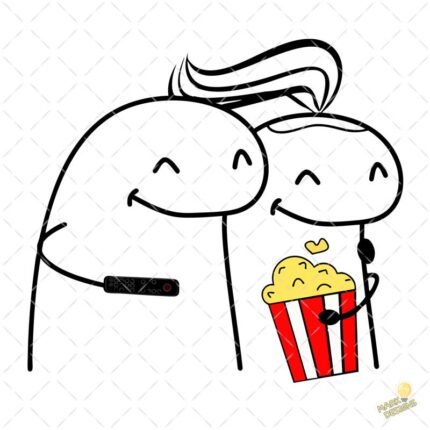 Pareja flork películas PNG ai