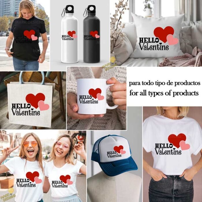 Hello Valentine PNG ai