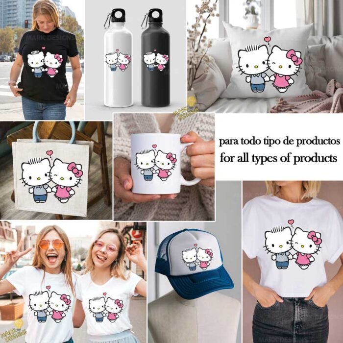 Kitty san Valentín PNG ai