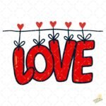 Love san Valentín PNG ai