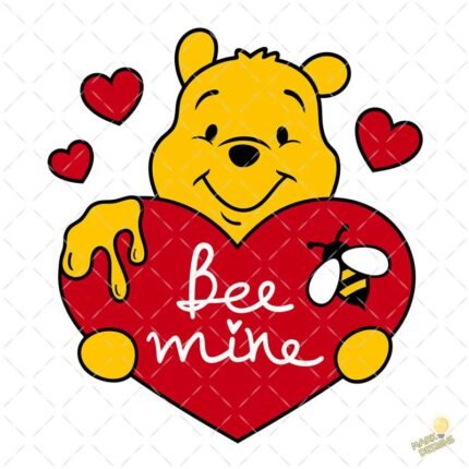 Winnie pooh be mine PNG ai