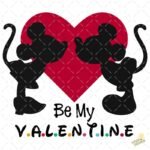 Mickey be my Valentine PNG ai