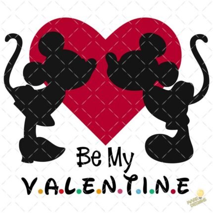 Mickey be my Valentine PNG ai