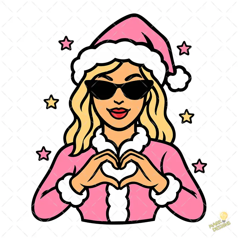 Chica Rubia Navideña con Gafas de Sol y Corazón – Diseño Gratis y PNG 4K Chica Rubia Navideña con Gafas de Sol y Corazón – Diseño Gratis y PNG 4K