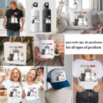 Familia de Gatitos Feliz Día Mamá – Diseño Vectorial Gratis y PNG 4K - Image 2