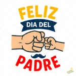 Feliz Día del Padre Choque de Puños Gratis – Diseño Vectorial y PNG 4K