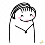 Flork Mamá Coqueta con Labios Rosas – Ilustración Gratis para Sublimación