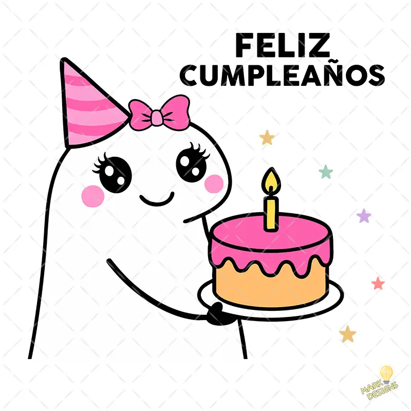 Ilustración Deformito Happy Birthday Femenino – Descarga Gratuita Ilustración Deformito Happy Birthday Femenino – Descarga Gratuita