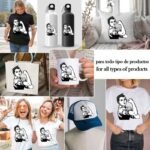 Ilustración Retro Rosie la Remachadora - Formato AI SVG PNG 4K