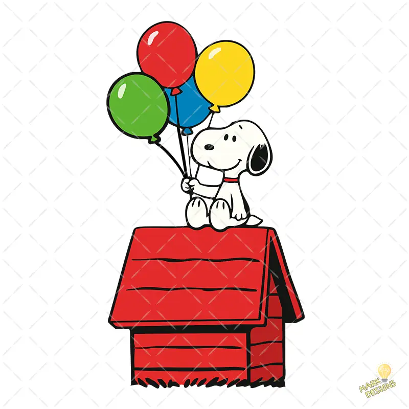 Ilustración Snoopy Fiesta con Globos de Colores – Formato AI SVG PNG 4K Ilustración Snoopy Fiesta con Globos de Colores – Formato AI SVG PNG 4K