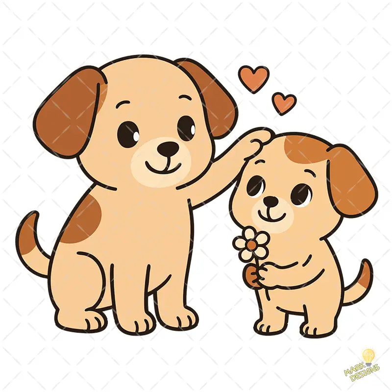 Mamá Perra y Cachorro Feliz Día de la Madre – Diseño Vectorial y PNG 4K Mamá Perra y Cachorro Feliz Día de la Madre – Diseño Vectorial y PNG 4K
