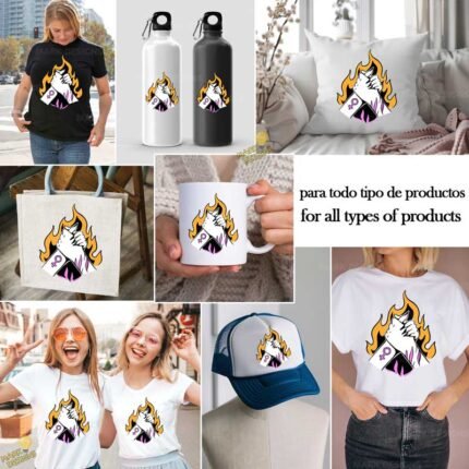 Manos Entrelazadas Feministas con Fuego - Diseño Vectorial y PNG 4K