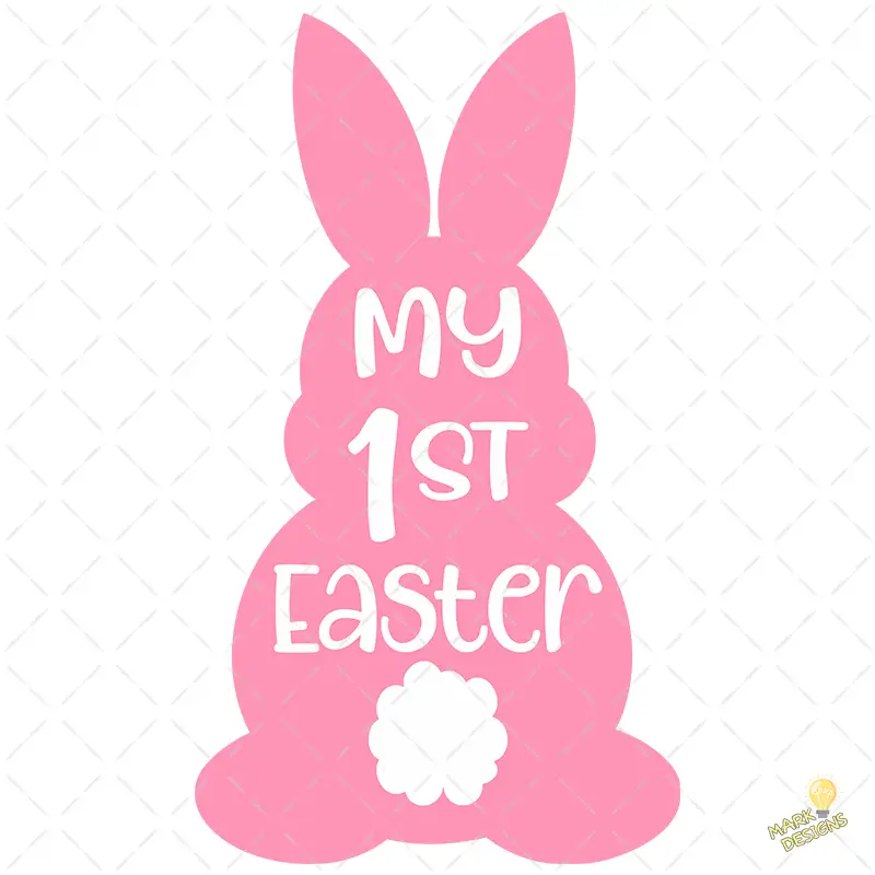 Silueta Conejo My 1st Easter Rosa para Bebé – Diseño Vectorial Gratis y PNG 4K Silueta Conejo My 1st Easter Rosa para Bebé – Diseño Vectorial Gratis y PNG 4K