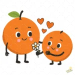 Vector Frutas Tiernas con Margarita Happy Mother's Day - Ilustración 4K