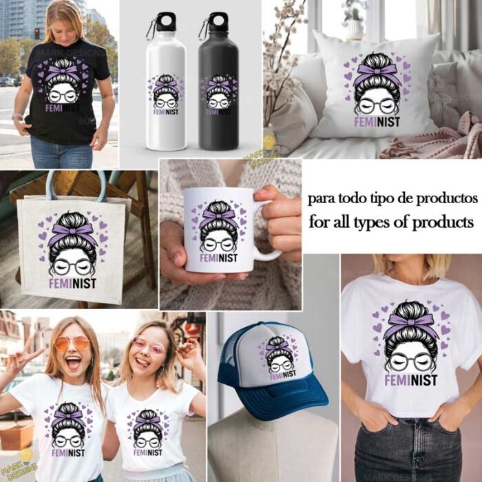 Vector Mujer con Lentes y Moño – Archivo Gratis para Cricut y DTF