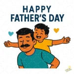 Vector Padre e Hijo con Corazones – Ilustración 4K para DTF y Stickers