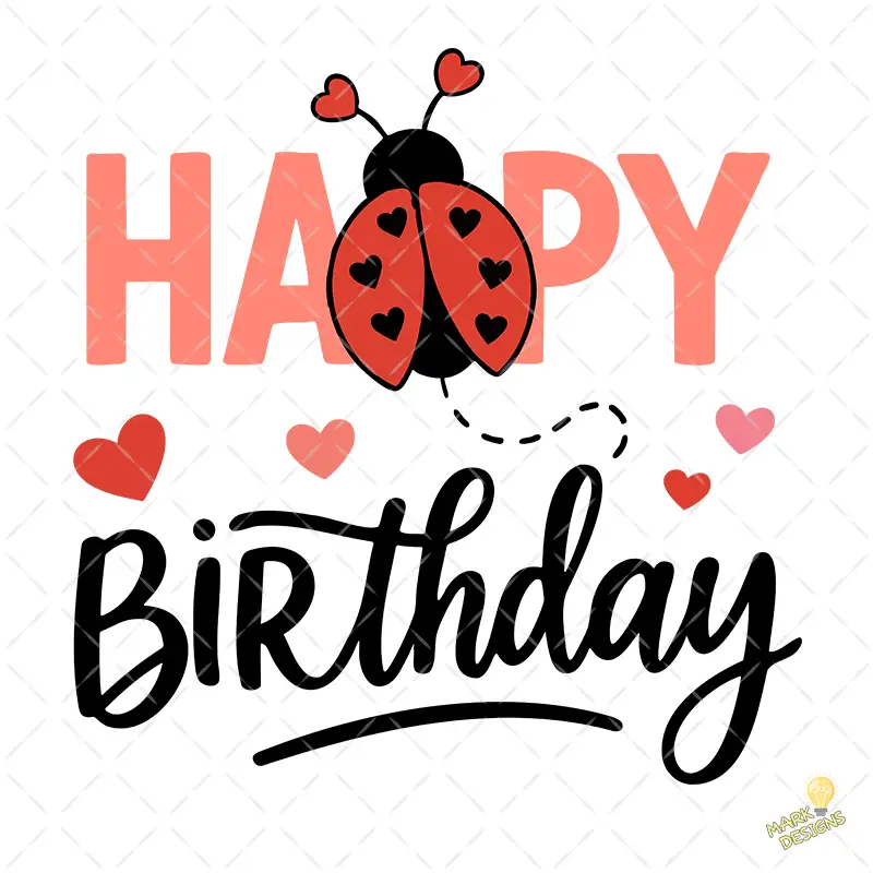 Vector Vaquita de San Antonio Cumpleaños – Ilustración 4K para Stickers Vector Vaquita de San Antonio Cumpleaños – Ilustración 4K para Stickers