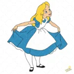 Alicia Saludo Vector Editable SVG AI PNG Descarga Gratis