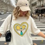 Arnold en Medallón de Corazón - Vector Clásico de Hey Arnold