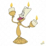 Candelabro Lumiere Vector para Sublimación y Corte SVG AI PNG
