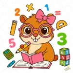 Capybara Vector - Diseño Infantil de Regreso a Clases para Cricut y Sublimación