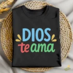 Dios Te Ama Vector SVG PNG AI Frase Cristiana Motivadora