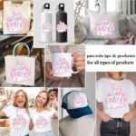 Easter Bunny Lettering Vector - Diseño para Cricut y Sublimación con Corazón