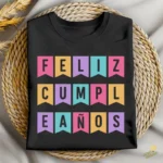 Feliz Cumpleaños Vector - Banderines de Colores Pastel para Guirnaldas