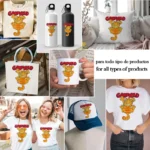 Garfield Colgado con Logo Rojo - Vector Clásico de Personaje - Image 3