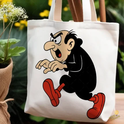 Gargamel Villano de Los Pitufos en Pose de Acecho - Vector Clásico
