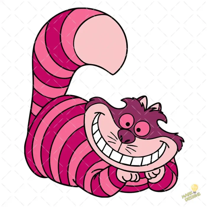 Gato de Cheshire Vector Sublimación Alicia en el País de las Maravillas