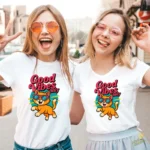 Good Vibes Only SVG - Gato con Gafas de Sol y Estilo Retro