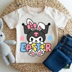 Kuromi Easter Vector - Personaje Sanrio con Orejas de Conejo y Letras de Colores