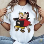 La Pequeña Lulú Abrazando a Tobi - Vector Clásico de Amistad