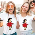 La Pequeña Lulú Saltando de Alegría - Vector Clásico de Personaje