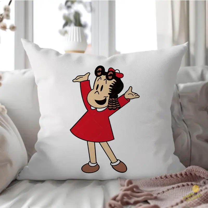 La Pequeña Lulú Sonriente con Vestido Rojo - Vector Clásico de Personaje La Pequeña Lulú Sonriente con Vestido Rojo - Vector Clásico de Personaje