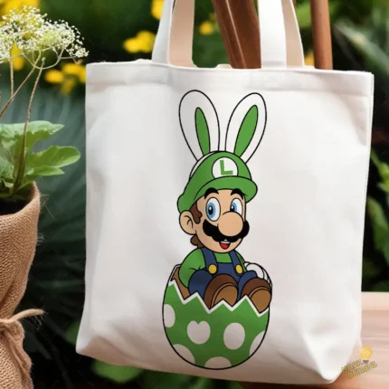 Luigi Conejo de Pascua SVG - Diseño para Camisetas y Sublimación