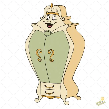 Madame de la Grande Bouche Armario Vector SVG PNG AI Sublimación