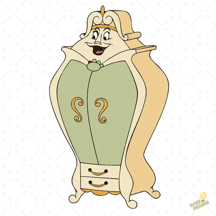 Madame de la Grande Bouche Armario Vector SVG PNG AI Sublimación