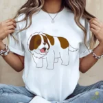 Niebla el Perro San Bernardo de Heidi - Vector de Anime Clásico